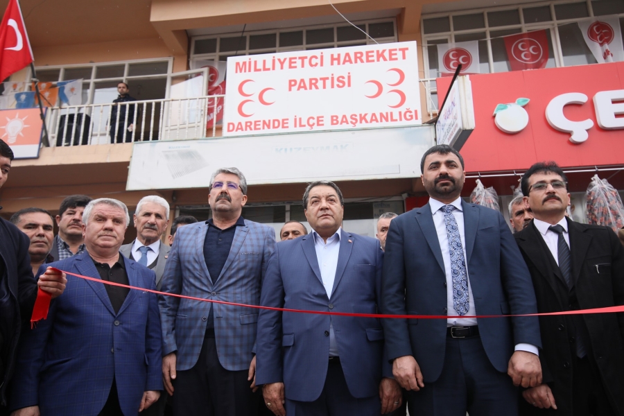 MHP’nin yeni bürosu törenle açıldı