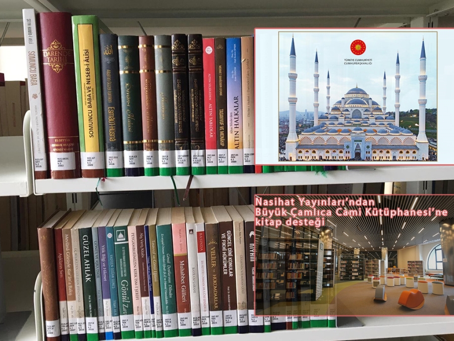 Büyük Çamlıca Cami Kütüphanesi’ne kitap desteği