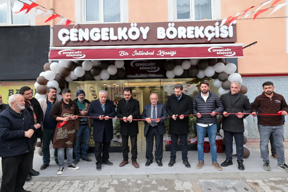 Çengelköy Börekçisi dualarla açıldı