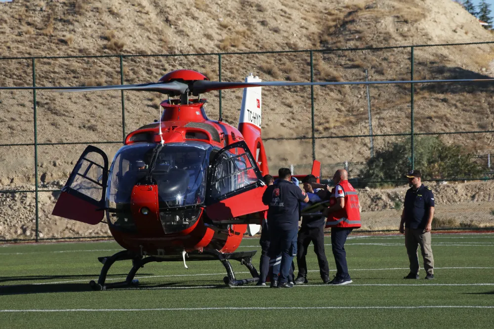 Ambulans helikopter bir günde 3 hayatı kurtardı