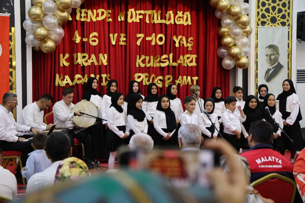4-6 ve 7-10 yaş Kur’an kursları kapanış programı düzenlendi