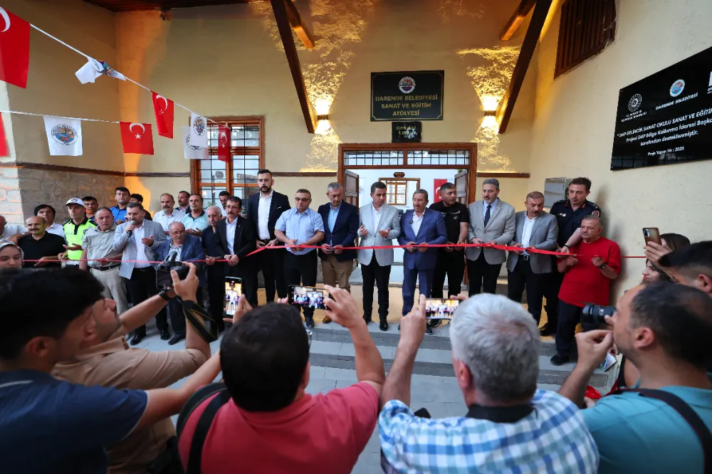 Darende Belediyesi Sanat ve Eğitim Atölyesi törenle açıldı