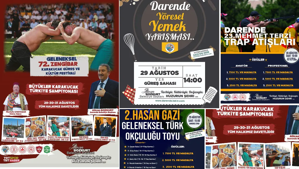 72. Zengibar Karakucak Güreş ve Kültür Festivali programı belli oldu