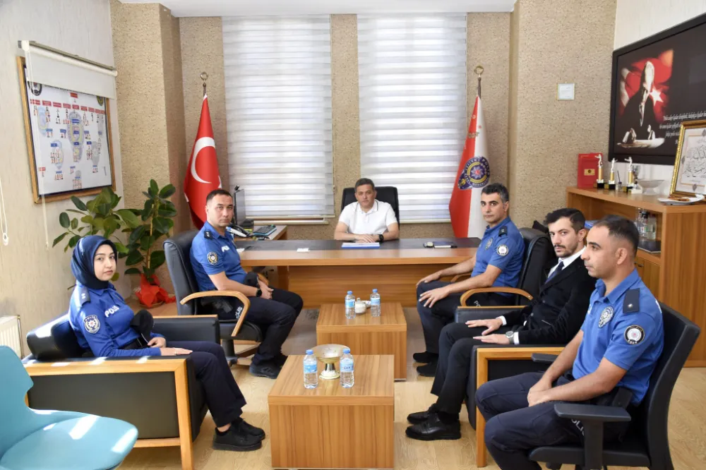 İl Emniyet Müdürü Ay’dan emniyet birimlerine ziyaret