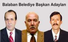 Balaban Belediye Başkan Adayları