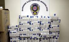 4 bin 499 paket kaçak sigara yakalandı
