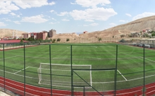 Futbol sahası tamamlandı